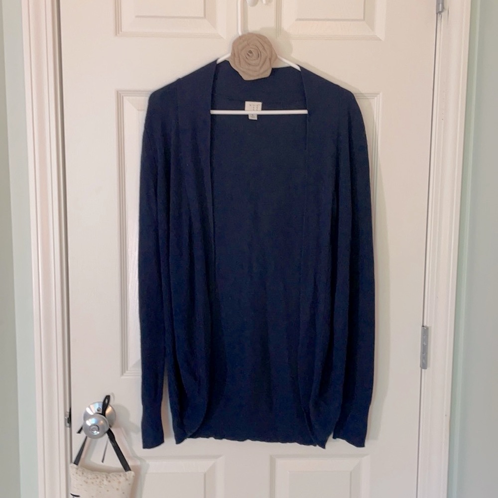 A New Day Navy Cocoon Sweater